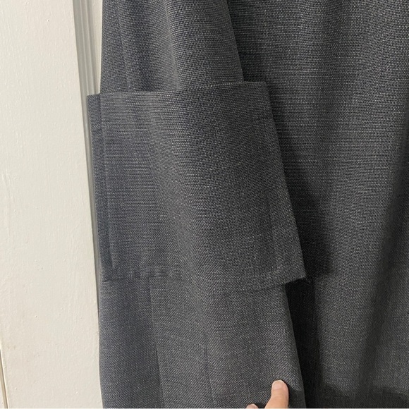 Shirin Guild Straight Dark Gray Maxi Wool Skirt - Picture 11 of 14